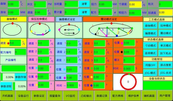 伺服沖床的工作模式